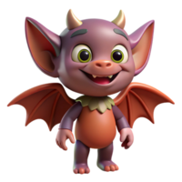 glorious harmonious vintage A playful imp with small wings and a mischievous grin. NO BACKGROUND with Transparent Background. handcrafted png