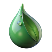 acclaimed contemporary Close-up of a dewdrop on a leaf leaf cropped out NO BACKGROUND with Transparent Background. high resolution png