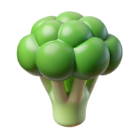captivating victorian Broccoli floret NO BACKGROUND with Transparent Background. professional png