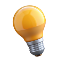 alluring minimalist A single lightbulb, LED style. NO BACKGROUND with Transparent Background. crisp png