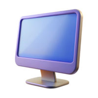 enchanting elegant A computer monitor, widescreen. NO BACKGROUND with Transparent Background. high quality png
