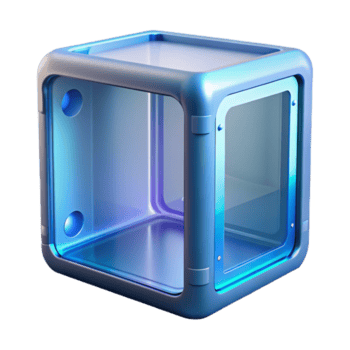 unparalleled organic A computer case, empty. NO BACKGROUND with Transparent Background. precision png