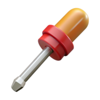 distinctive artistic A screwdriver, Phillips head. NO BACKGROUND with Transparent Background. 4K png