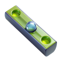 wonderful intense artistic A level, bubble level. NO BACKGROUND with Transparent Background. expertly shot png