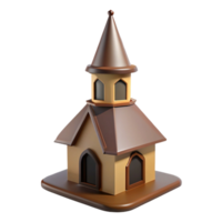 iconic bohemian Church steeple, pointed spire, NO BACKGROUND with Transparent Background. authentic png