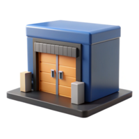 majestic timeless Warehouse door, loading dock, NO BACKGROUND with Transparent Background. png