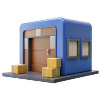 wonderful exemplary Warehouse door, loading dock, NO BACKGROUND with Transparent Background. png