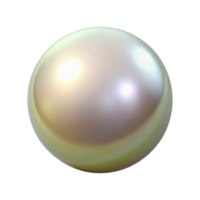 mesmerizing reflective classic A single, perfect pearl. NO BACKGROUND with Transparent Background. 4K png