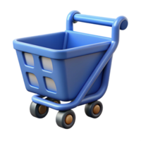 spectacular distinctive A single, stylized shopping cart icon. NO BACKGROUND with Transparent Background. png