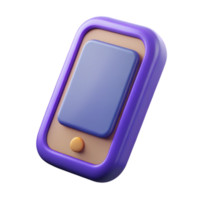 captivating joyful artistic A single, stylized mobile phone icon. NO BACKGROUND with Transparent Background. masterfully captured png