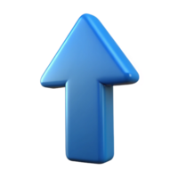unforgettable industrial A single, stylized arrow pointing upwards. NO BACKGROUND with Transparent Background. high resolution png