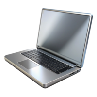 captivating unforgettable A sleek, silver laptop computer, closed. NO BACKGROUND with Transparent Background. png