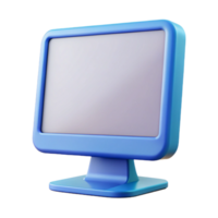 magnificent ethereal impressionist A computer monitor with a blank screen. NO BACKGROUND with Transparent Background. refined png