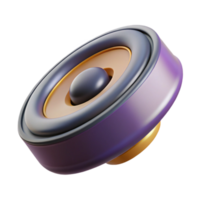 coveted contemporary A levitating speaker. NO BACKGROUND with Transparent Background. gallery standard png