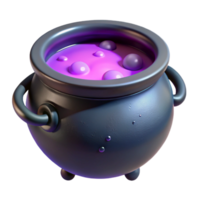 alluring harmonious rustic A single, bubbling cauldron, filled with a mysterious potion. NO BACKGROUND with Transparent Background. elite png