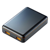 magnificent dynamic industrial External hard drive, black and sleek design NO BACKGROUND with Transparent Background. artisan png