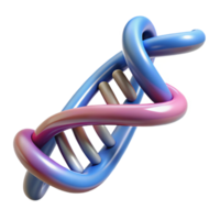 hypnotic whimsical minimalist DNA double helix model, rotating slowly NO BACKGROUND with Transparent Background. original png