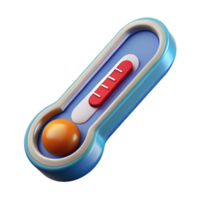 captivating contemporary Digital thermometer displaying temperature reading NO BACKGROUND with Transparent Background. luxury png