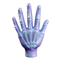 distinctive rustic X-ray image of human hand NO BACKGROUND with Transparent Background. exclusive png
