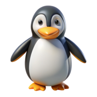 enchanting bohemian A penguin, NO BACKGROUND with Transparent Background. ultra HD png