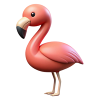 sumptuous renaissance A flamingo, NO BACKGROUND with Transparent Background. detailed png