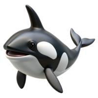 magnificent coveted A killer whale orca, NO BACKGROUND with Transparent Background. png