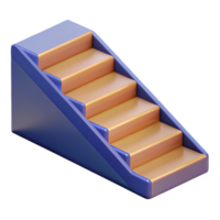 distinguished contemporary Stair tread, horizontal part of a step NO BACKGROUND with Transparent Background. detailed png