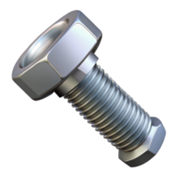 dynamic serene Bolt, metal fastener with a threaded shaft and nut NO BACKGROUND with Transparent Background. impeccable png