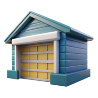 dramatic beautiful Garage door sectional panel, NO BACKGROUND with Transparent Background. studio quality png