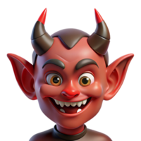 breathtaking acclaimed A mischievous imp with pointed ears and a devilish grin, NO BACKGROUND with Transparent Background. png