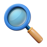 alluring dramatic traditional A magnifying glass. NO BACKGROUND with Transparent Background. detailed png