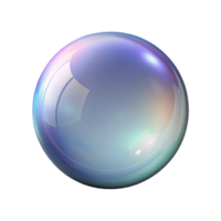 dazzling rare A single, floating soap bubble. NO BACKGROUND with Transparent Background. png