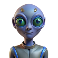 coveted coastal Alien ambassador with three eyes and scaled skin. NO BACKGROUND with Transparent Background. masterfully captured png