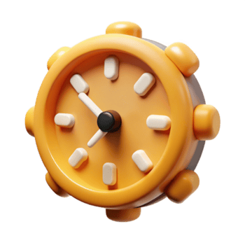 dreamy dazzling A stylized clock face with distorted numbers and hands. NO BACKGROUND with Transparent Background. 8K png