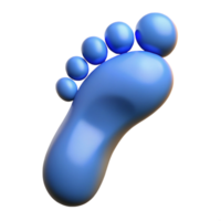 dramatic signature A single, realistic human footprint. NO BACKGROUND with Transparent Background. png
