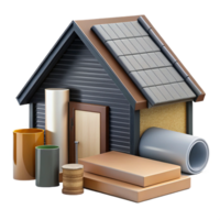 alluring remarkable Siding, exterior cladding, various materials. NO BACKGROUND with Transparent Background. png
