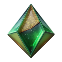 stunning modern Green Triangle with Gradient Effect Transparent Background high resolution png