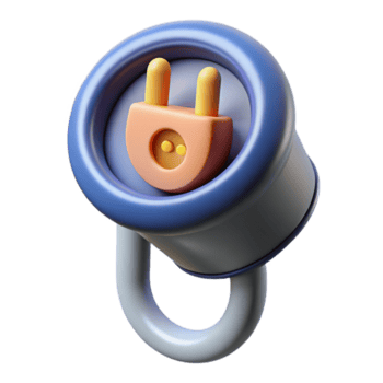 distintivo impressionista inteligente spina con energia pulsante no sfondo con trasparente sfondo. originale png