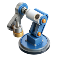 bold splendid Robot arm holding a circuit board NO BACKGROUND with Transparent Background. refined png