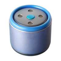 alluring elegant Smart speaker with voice assistant activated NO BACKGROUND with Transparent Background. masterfully captured png