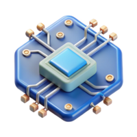 distinguished art deco Artificial intelligence circuit board design NO BACKGROUND with Transparent Background. genuine png