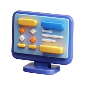 éblouissant abstrait Logiciel développement code sur une écran non Contexte avec transparent Contexte. sans faille png