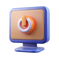 beautiful mysterious vintage Computer monitor power button NO BACKGROUND with Transparent Background. premium png