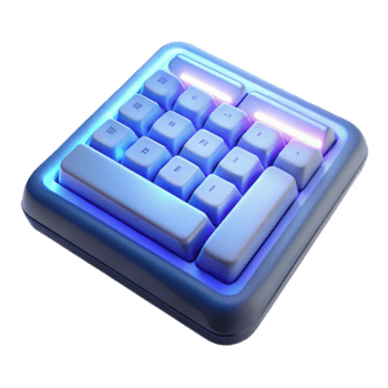 verleidelijk iconisch draadloze toetsenbord met achtergrondverlichting Nee achtergrond met transparant achtergrond. png