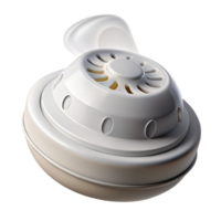 dramatic exquisite Smoke detector, white, NO BACKGROUND with Transparent Background. high resolution png