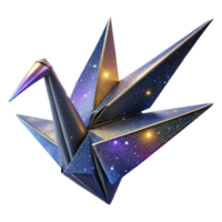 stunning minimalist Handmade Paper Crane Origami Design Isolated high quality png