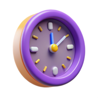 coveted minimalist Clock showing the time. NO BACKGROUND with Transparent Background. precision png