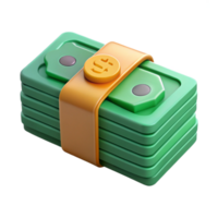 dreamy mesmerizing Money stack of hundred dollar bills. NO BACKGROUND with Transparent Background. detailed png