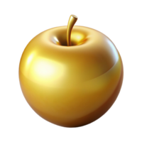 captivating peaceful elegant Golden Apple of Discord. NO BACKGROUND with Transparent Background. luxury png
