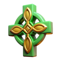 breathtaking dreamy futuristic Celtic Cross. NO BACKGROUND with Transparent Background. sharp png
